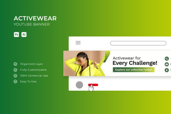Activewear - YouTube Banner