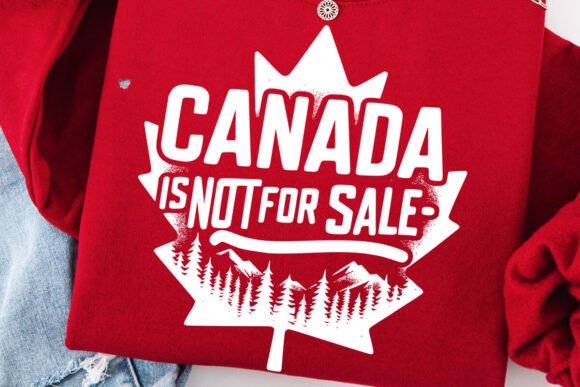 Canada Not for Sale PNG Maple Leaf