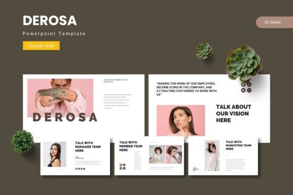 Derosa - Google Slide Template: A Creative Presentation Toolkit