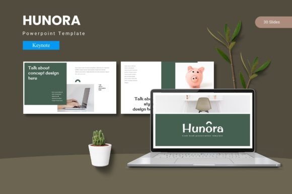 Hunora - Keynote Template: Modern Presentation Design