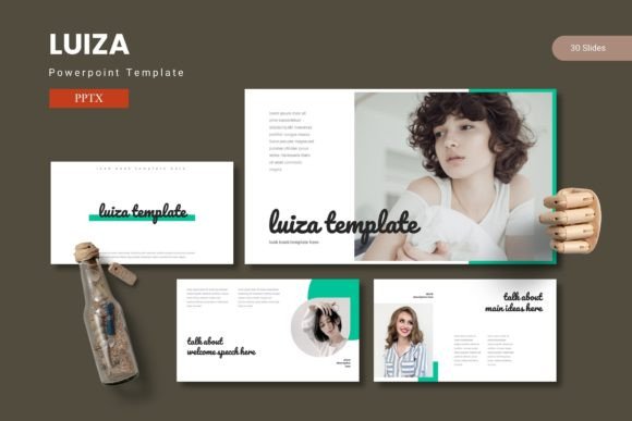 Luiza: A Modern PowerPoint Template for Impactful Presentations