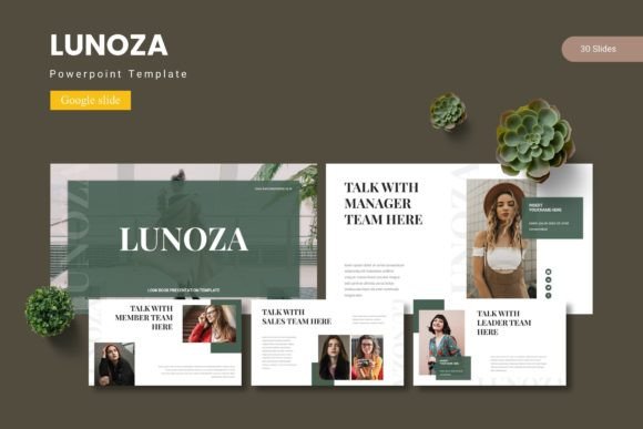 Lunoza - Google Slide Template for Modern Presentations