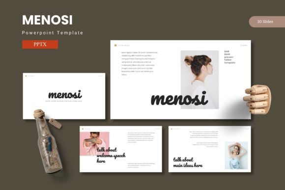 Menosi: A Polished PowerPoint Template for Confident Presentations