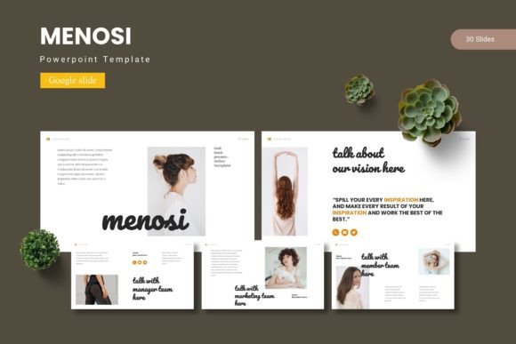Menosi - Google Slide Template: Elevate Your Presentations