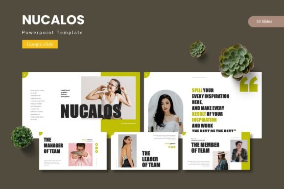 Nucalos - Google Slide Template: Modern Presentation Design