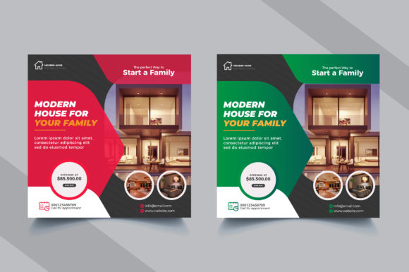 Professional Real Estate Social Media Post Templates